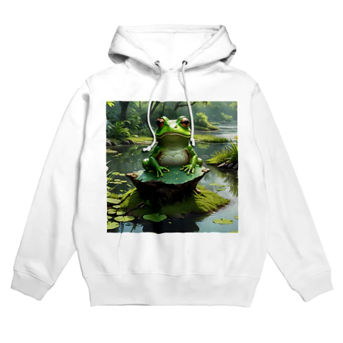 ３時のおやつ　カエル Hoodie