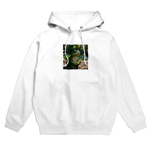 　子供を守るカエル Hoodie