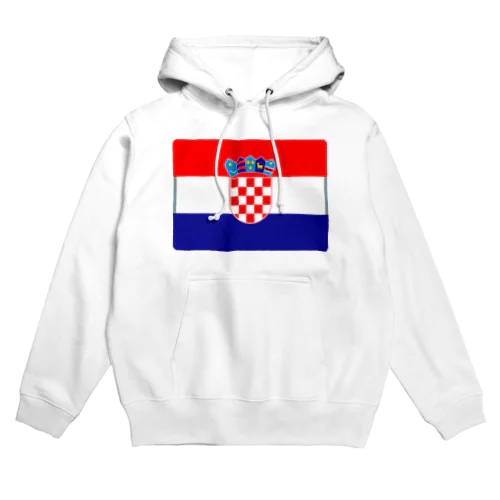 クロアチアの国旗 Hoodie
