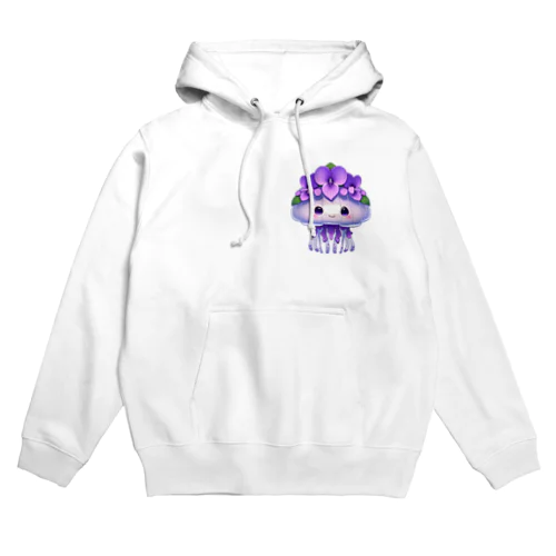 花くらげ　すみれちゃん2 Hoodie