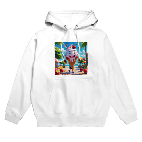 アイスクリームの友達 ("チリーチェリー") Hoodie