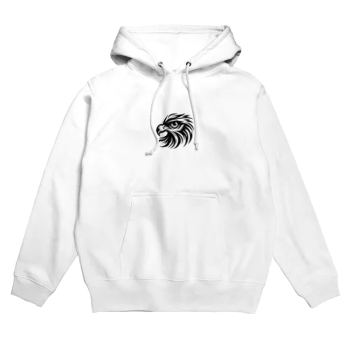 白黒の鷹 Hoodie