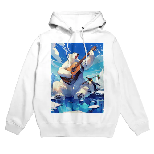 シロクマペンギン Hoodie