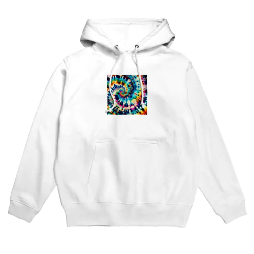 カラフルで華やかなタイダイ柄 Hoodie