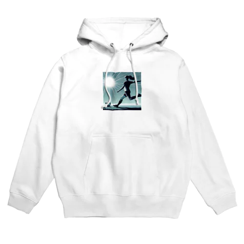 サッカー少女 Hoodie