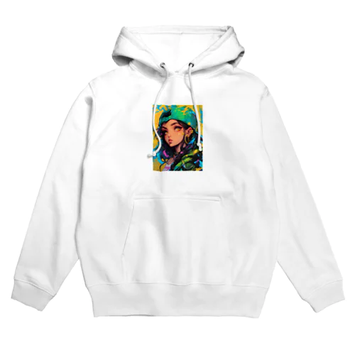 ストリートガールのキャラクター　3 Hoodie