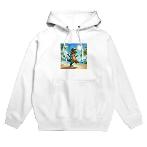 ティラノサウルスのサマーバケーション Hoodie