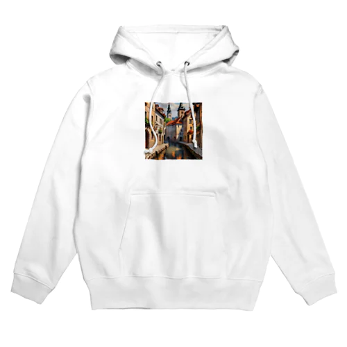 古き町並み Hoodie