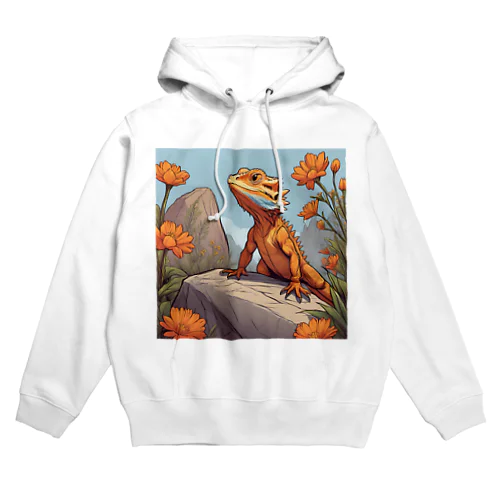 野生のフトアゴヒゲトカゲ Hoodie