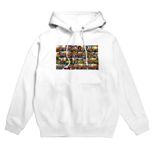 サッカーファン Hoodie