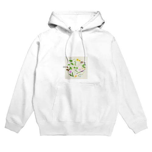 ボタニカル柄 Hoodie