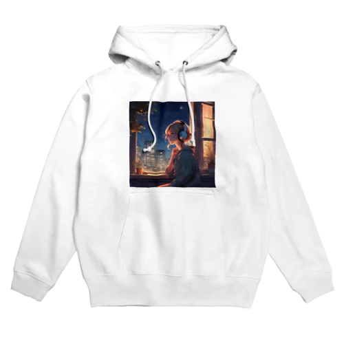 ブロンド美女 Hoodie