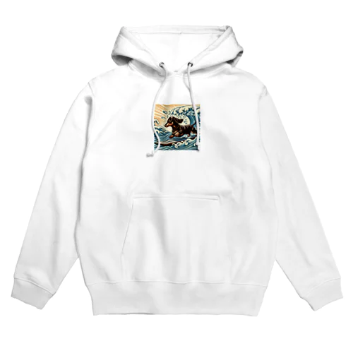 ride the waveだホットドッグ Hoodie