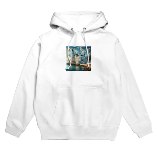 海辺の綺麗な城 Hoodie