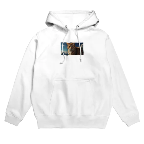 こちらを見つめる猫 Hoodie