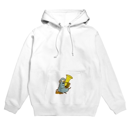 チューバを吹くひつじ Hoodie