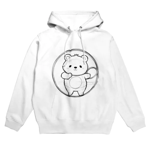 かわいいクマ Hoodie