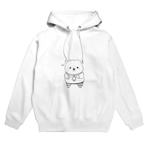 かわいいクマ Hoodie