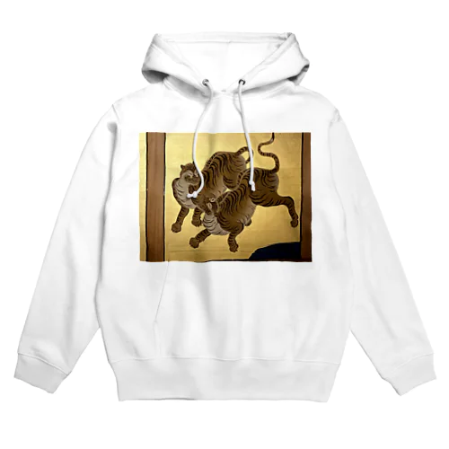 金色　虎　江戸時代　趣き　屏風 Hoodie