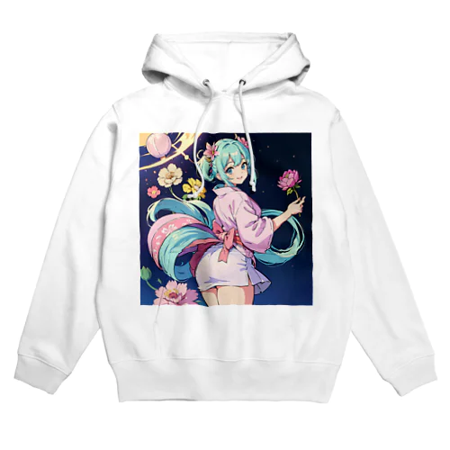 魔法浴衣少女 Hoodie