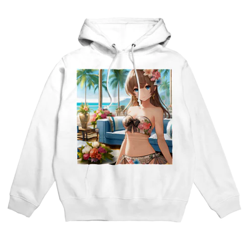 海と南国と水着と　夏休み Hoodie