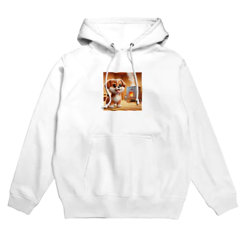 可愛い子犬がサウナでととのう Hoodie