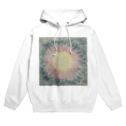 光のパステルアート　涼しい光 Hoodie