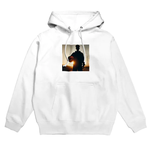 バスケットマンシルエット2 Hoodie