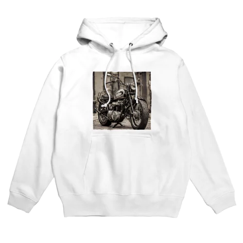 ヴィンテージオートバイの美学 Hoodie