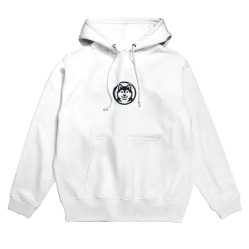 ブラックシバのキュートなロゴマーク Hoodie