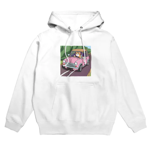 ピンクおみにとねこさん Hoodie