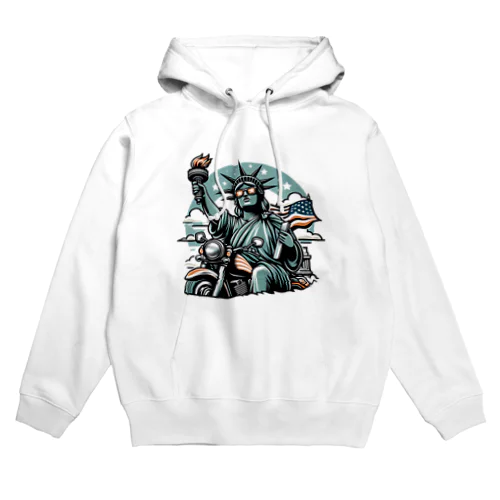 トーチを持ったおばちゃんライダー Hoodie