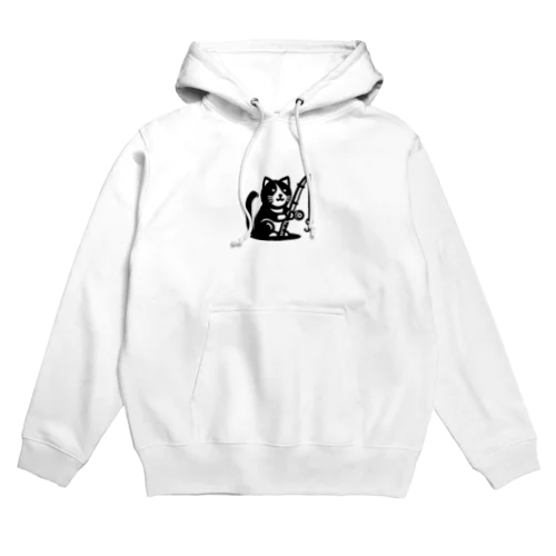 釣り猫 Hoodie