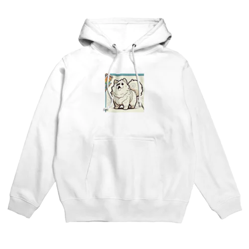 絵を描きたいワンチャン Hoodie