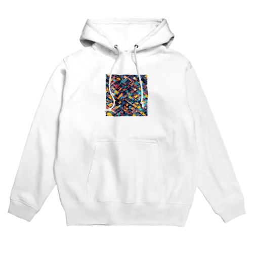 格子模様 Hoodie