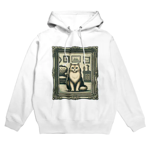 クラシックな猫 Hoodie