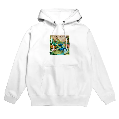 折り紙でザウルス Hoodie