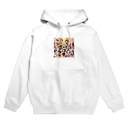 ゆるキャラ群　お江戸 Hoodie