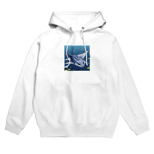 ドット絵ノコギリザメ Hoodie