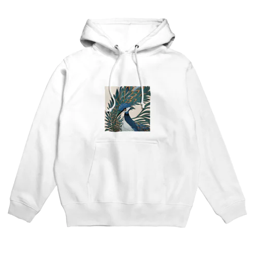 和風くじゃく Hoodie