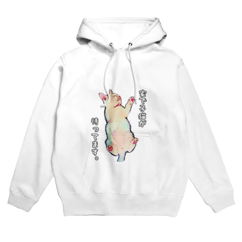 家で子猫が  イラスト Hoodie