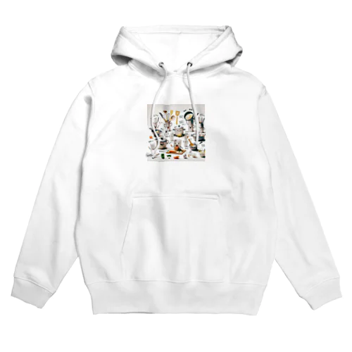 感情豊かなキッチン用品たちの楽しい会話 Hoodie