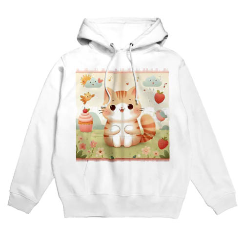 「可愛い猫」グッズ Hoodie