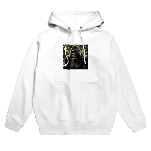 喜んでいるゴリラ Hoodie