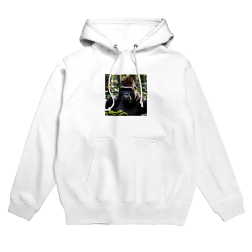 驚いているゴリラ Hoodie