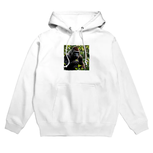 悪戯っぽいゴリラ Hoodie