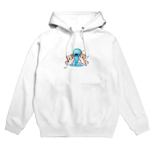 水瓶とネコ Hoodie