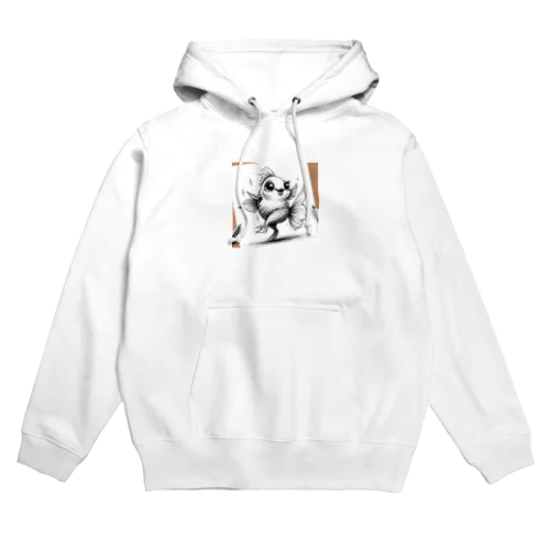 ダンスしまくる魚 Hoodie