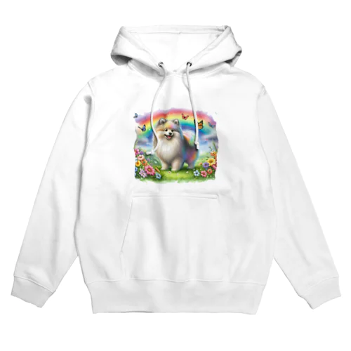 虹色の犬 Hoodie