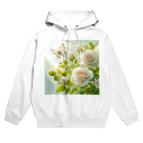 「白薔薇」グッズ Hoodie